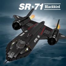 1775 Stück SR71 Blackbird Fighter Jet Montagesteine, technisches MOC-Stil, Sammlermodell, Bausteine, Geschenk für den Schulanfang