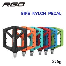 RGO MTB Fahrradpedale Nylon Plattform Fußstütze Flache Mountainbike Paddle Grip Pedalen Lager Trittbretter Radfahren Fußhaltung