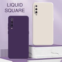 Custodia in silicone liquido quadrata originale per Xiaomi Mi 8 9 SE Pro Lite Fotocamera protettiva per telefono carino Capa Mi8 Mi9 8SE 9SE 8Lite 9Pro