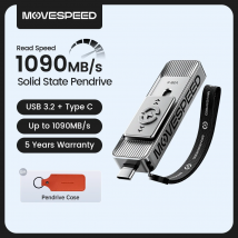 MOVESPEED SP10 1090MB/s USB Type C Flash Drive 2TB 1TB 512GB OTG USB 3.2 Gen 2 Pendrive for iPhone 15/16 Smartphone Laptop PC