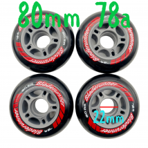 bladerunner Skate ruota 80x24mm ruota a rulli 80mm 78A 4 ruote/lotto