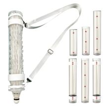 Federball Badminton Trainingsausrüstung Server Artefakt Federbälle Lagerung Schlauch Badminton Bälle Halter Schulter Barrel