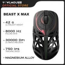 WLMOUSE Strider 45g Magnesium Wireless Gaming Mouse – PAW3950HS Sensor, 8K Polling, Omron Optical Switches