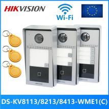 HIKVISION 1-4 Tasten DS-KV8113/8213/8413-WME1(C) IP-Türklingel, WiFi-Türklingel, Türsprechanlage,