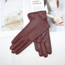 Damen Short Style Schaffell Handschuhe Farbe ultra dünne atmungsaktive bequeme Fahr handschuhe neue Produkte