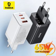 Baseus 65W GaN Caricatore Quick Charge 4.0 3.0 Tipo C PD Caricatore USB con QC 4.0 Caricatore rapido