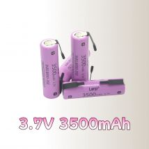 【20A High Drain】18650 35E Li-Ionen-Akku 3,7 V 3500 mAh mit Laschen für Elektrowerkzeuge/DIY/Hochleistungsgeräte (kostenloser Versand)