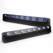 Fascio 8x15W RGBW Luce a testa mobile Controller DJ Faretto da discoteca Mercato in chiesa KTV DJ Party Luci natalizie Pubblico