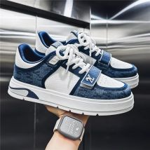Mode Blau männer Turnschuhe 2025, Neue Street Hip Hop Schuhe Winter Casual Skateboard Schuhe Mann Designer Luxus Turnschuhe