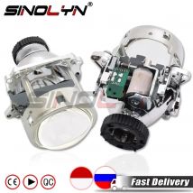 Sinolyn bi xenon projektor linsen für bmw e46 m3 al e90 e92/audi a4 b8 a3/benz w220 w203/volvo v50