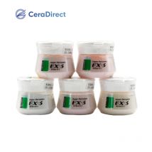 Kuraray Dental Lab Noritake EX-3 Polvere di super porcellana per metalli dentali (50 g) nA1B NW0B EW0B——nB