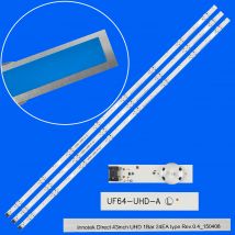 Nuovo Kit 3 PZ 8LED 850mm striscia di retroilluminazione a LED per 43UH6030 43UF640 UF64_UHD_A 43LH60FHD 43UF6407 43UH610V 43UH619V 43UH603V