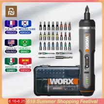 WORX WX242 Mini zestaw wkrętaków elektrycznych Inteligentny akumulatorowy wkrętak elektryczny z akumulatorem z 30-bitowym zestawem wiertarki elektrycznej