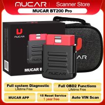 MUCAR BT200 Pro Obd2 strumento diagnostico 15 funzione di manutenzione di ripristino Scanner Bluetooth obd 2 diagnosi di tutti i sistemi per tutte le auto