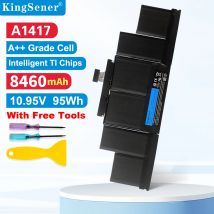 KingSener A1417 Laptop-Akku für Apple A1398 (Version Anfang 2013) für MacBook Retina Pro 15 Zoll,