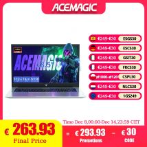 ACEMAGIC 18,5 "ordenador portátil Windows 11 PRO 8000 mAh batería procesador Intel N150 de cuatro núcleos 16GB DDR4 RAM 512GB SSD Wifi5