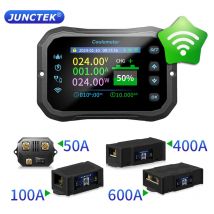 Medidor de Coulomb WiFi KM140F, voltímetro de potencia, indicador de capacidad de batería de litio, plomo y ácido, Monitor de batería RV, novedad de 2024
