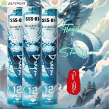 Alpsport SSS-01 Limited Edition 12PCS-1 Bucket A+ Goose Feather Badminton Professional Competition Grade ALP Sss01