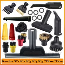 Do odkurzacza parowego Karcher SC1 SC2 SC3 SC4 SC5 SC7 CTK10 CTK20 Części Głowica szczotki Mocna dysza Akcesoria