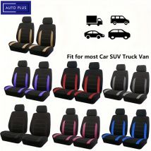 AUTO PLUS Poliester Uniwersalny rozmiar 2 Pokrowce na przednie siedzenia pasują do większości samochodów SUV ciężarówka van akcesoria samochodowe wnętrze
