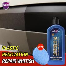 Hamlet Plastic Repair Activator Plastic Refurbishment Car Rubber Long Lasting Coating Refurbishment Clean Gloss Black Gloss