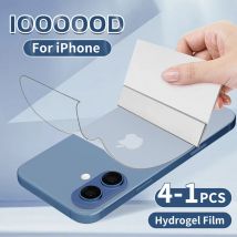 4-1 szt. Folia hydrożelowa na tył telefonu For iPhone 17 Pro Max, miękka, przezroczysta osłona ekranu na For iPhone 17 Air HD, akcesoria telefoniczne, nie szkło