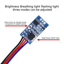 30 W DC3-24V PWM-Dimmmodul, schnelles und langsam verblassendes LED-Steuermodul mit dimmbarer, atmender Blinkfunktion für LED-Lampen