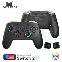 DATA FROG Bezprzewodowy Kontroler Switch Pro do Switch/Switch OLED Programowalny Joystick Gamepad do PC dla Switch 2