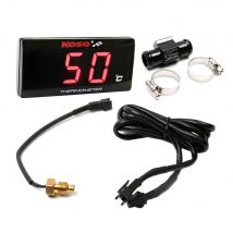 Motorrad KOSO Wasser Temperatur Mini Meter Sensor Wasser Temp Für Yamaha Honda Kawasaki Adapter Roller Und Racing