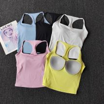 I-förmige Sportunterwäsche mit schönem Rücken für Damen, stoßfest und hautfreundlich, nackte Yoga-Weste, Fitness, feste BH-Träger-Kleidung