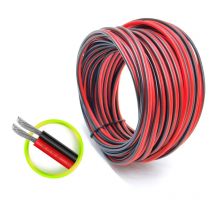 Cavo elettrico da 10 m a 2 pin in rame stagnato 16/18/20/22/24/26/28/30 AWG Cavo per striscia LED di prolunga in PVC isolato Cavo rosso nero