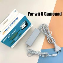 Caricatore CA per Wii U Gamepad Joystick Spina USA/UE Ricarica per Nintend Wii U Controller di gioco Adattatore di alimentazione da parete 100-240 V