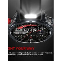 New Ciberer Vertix Stratos 4 GPS Smart Watch 1.43''AMOLED Display Built-in Compass Flashlight 170+ Sports Modes 5 ATM Smartwatch