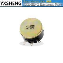 WX112 WX050 5W Single Circle Wire Wound Potentiometer (050) 100 300 ohm 100R 330R 1K 2.2K 4.7K 6.8K 10K 22K 47K YXSHENG In Stock