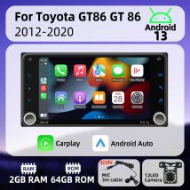 Autoradio Android 2 Din per Toyota GT86 GT 86 2012-2020, Carplay, Android Auto, Schermo 7'', GPS, WIFI, Sistema Multimediale per Auto