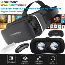 Occhiali VR per realtà virtuale IMAX schermo enorme occhiali 3D Google scatola di cartone cuffie VR per telefono da 4.5-6.53 ", Joystick di gioco di supporto