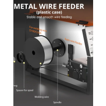 HITBOX 180A 220V Semi-automatic Welding Machine MIG250-II 5 in 1 TIG MIG Welding Inverter Machine Welder Large LED Screen