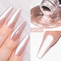 MEET ACROSS 7 ml Pink Silver Moonlight Magnetischer Gel-Nagellack Varnis Semi Permanent Soak Off Gel-Nagellack UV-LED-Gel-Maniküre