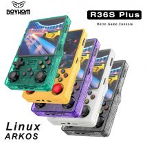 TOP Sale 4"IPS Big Screen R36S Plus Retro Handheld Game Console Linux 64-bit System RK3326 Portable Pocket ARKOS 2.0 R36SPLUS