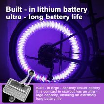 Colorful Bike Wheel Spoke solar Light Waterproof MTB Balance Bicycle Light LED RGB Tyre Tire Flash Lights Warning Cycling Lamp