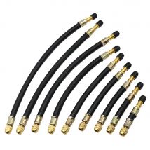 1 pieza de extensión de válvula de camión, extensión de válvula de neumático de autobús Flexible, extensor de vástago de válvula de neumático de goma, adaptador de pezón de neumático