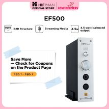 HIFIMAN EF500 DAC/amplificatore/supporto per cuffie con supporti per streaming e DAC Hymalaya LE R2R