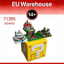 2064-teiliges Spielhaus-Modell, Bausteine zur Raumdekoration, kompatibel mit Set 71395, für Erwachsene, Geburtstag, Weihnachten, Geschenk