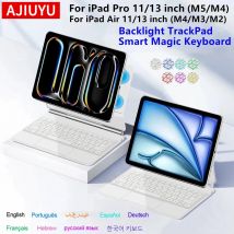 Tastiera Magica Retroilluminata per iPad Pro 11 13 M5 2025, Custodia per iPad Air 11 13 Pollici 2026 M4 M3 M2, Cover Intelligente per Pro 13 11 M4