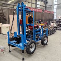 Customized  Selling Well 22HP 40M 60mm drilling rods  crawler hydraulic rig sell