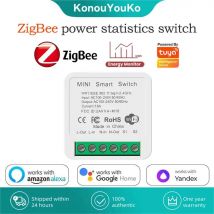 Tuya ZigBee Smart Switch Power Monitor 16a WLAN DIY Modul Timer Relais Automatisierung Arbeit mit Alexa Google Yandex Alice Smart Life