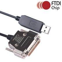 USB to DB25 Male Printer RS232 Serial  Cable for Epson Printer TM-T88VI TM-T88V，RS232 Serial Adapter