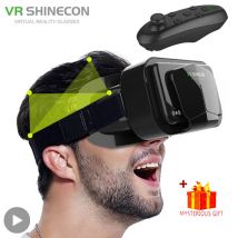 VR-Brille, 3D-Virtual-Reality-Smartphone, mobile Smartphones, 7-Zoll-Headset, Helm, Spiel mit echter Viar-Brille, Linsen, Geräte