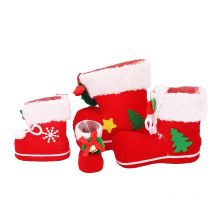Christmas Gift Bag Candy Holder Home Party Decor Christmas Santa Claus Candy Boots Kids Mini Xmas Tree Decoration