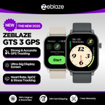Nuovo 2025 Zeblaze GTS 3 GPS Sport Smartwatch Chiamate vocali 2.01 "Display Frequenza cardiaca SpO2 Monitoraggio dello stress Smart Watch per uomo Lady